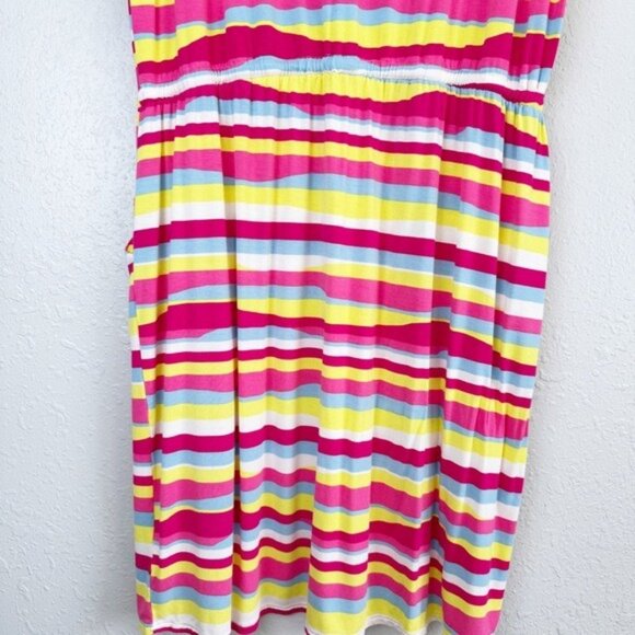 Torrid striped supersoft mini dolman sleeve dress waist tie coverup 2 2XL - Picture 9 of 11